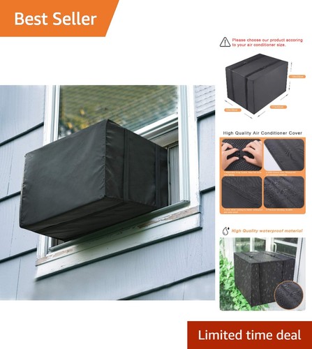 Window air conditioner - conditioner, cover