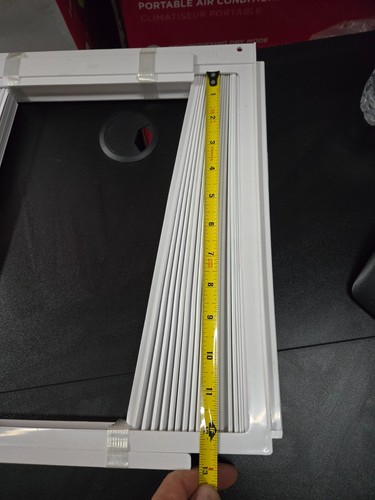 Window air conditioner side - air,